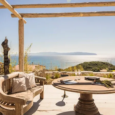 Spathes Luxury Private Pool With Sea View In Kefalonia *