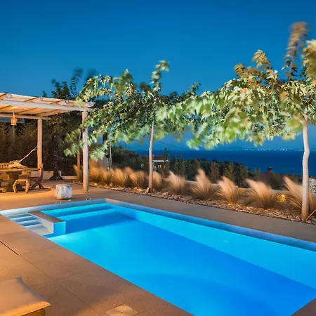 Spathes Luxury Private Pool With Sea View In Kefalonia Villa