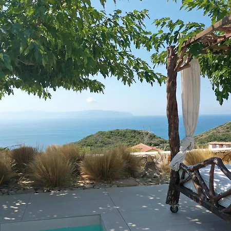 빌라 Spathes Kefalonia, Romantic Private Escape With Infinity Pool & Sea Views